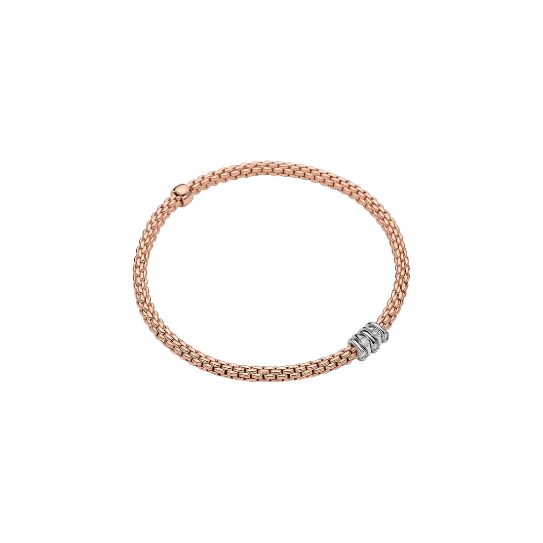 FOPE Bracelets in Rose Gold containing Diamond 74608BX_BB_R_XBX_00L