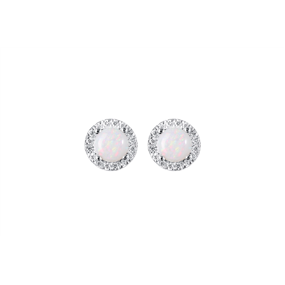 Earrings Earrings in White Gold containing Opal, Multi-gemstone, Diamond 417931