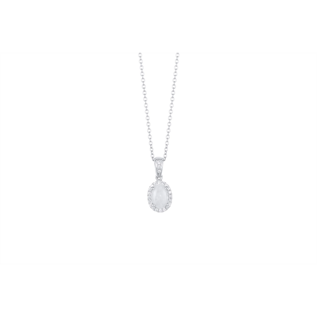 Pendants Necklaces in White Gold containing Opal, Other, Multi-gemstone 417955
