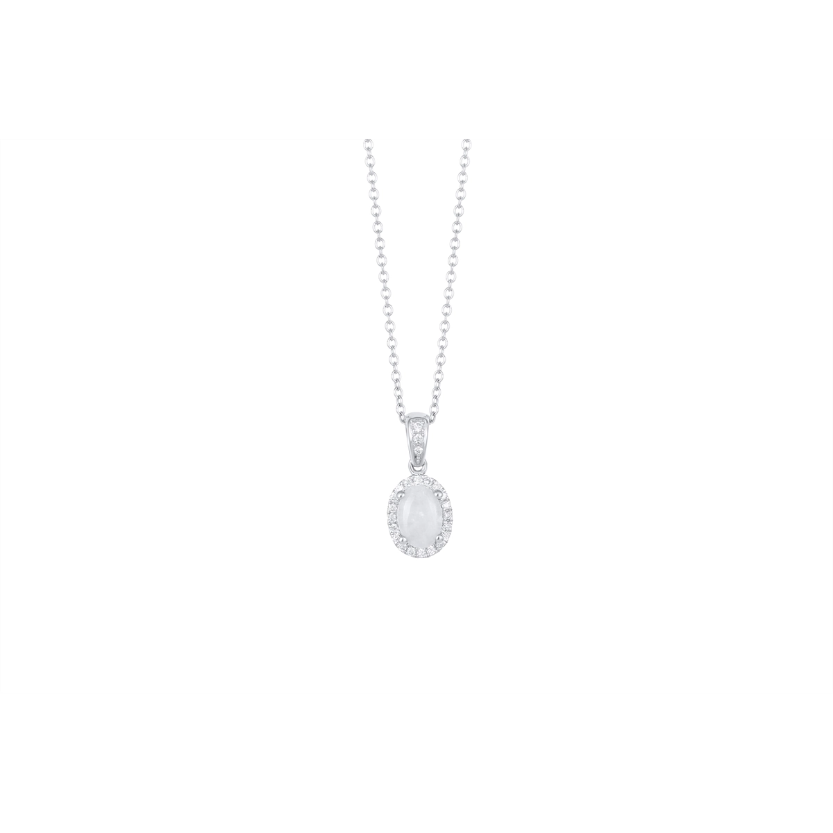 Pendants Necklaces in White Gold containing Opal, Other, Multi-gemstone 417955