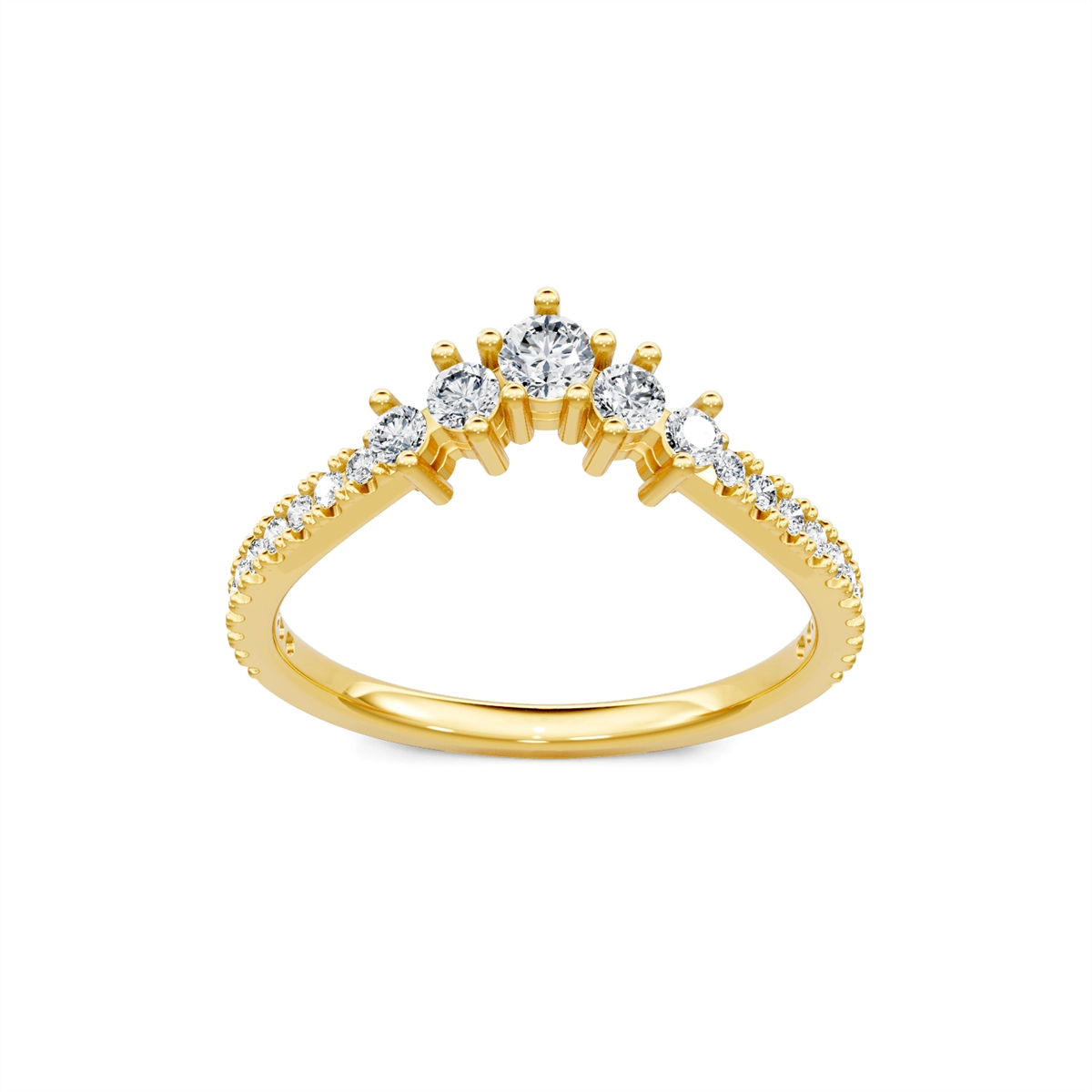 Wedding Bands Wedding Rings in Yellow Gold containing Diamond 417992