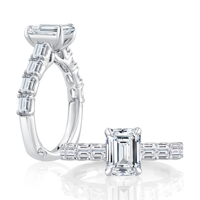 csv_image A. Jaffe Engagement Ring in White Gold containing Diamond MESEC2822/321-W