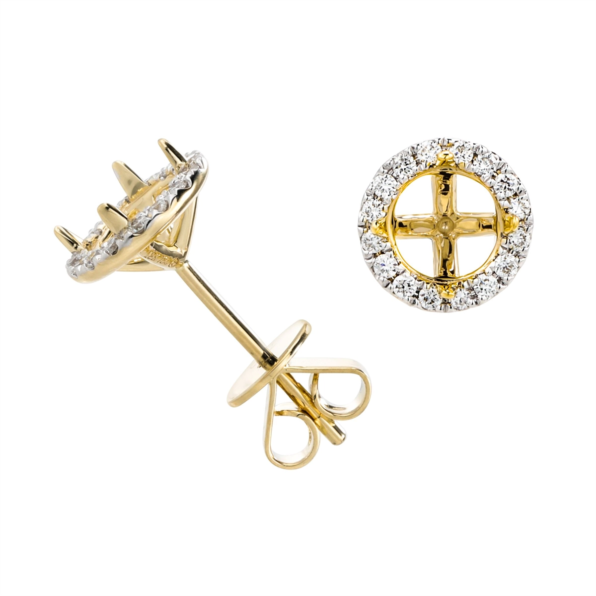 Earrings Earrings in Yellow Gold containing Diamond 418245