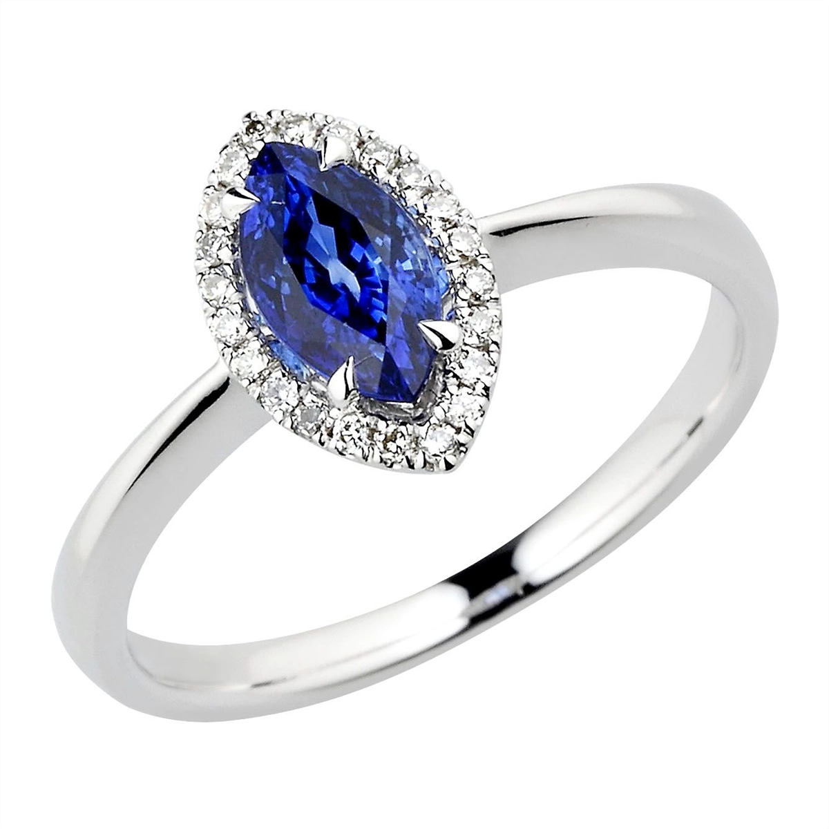 Rings Rings in White Gold containing Multi-gemstone, Diamond, Sapphire 418272