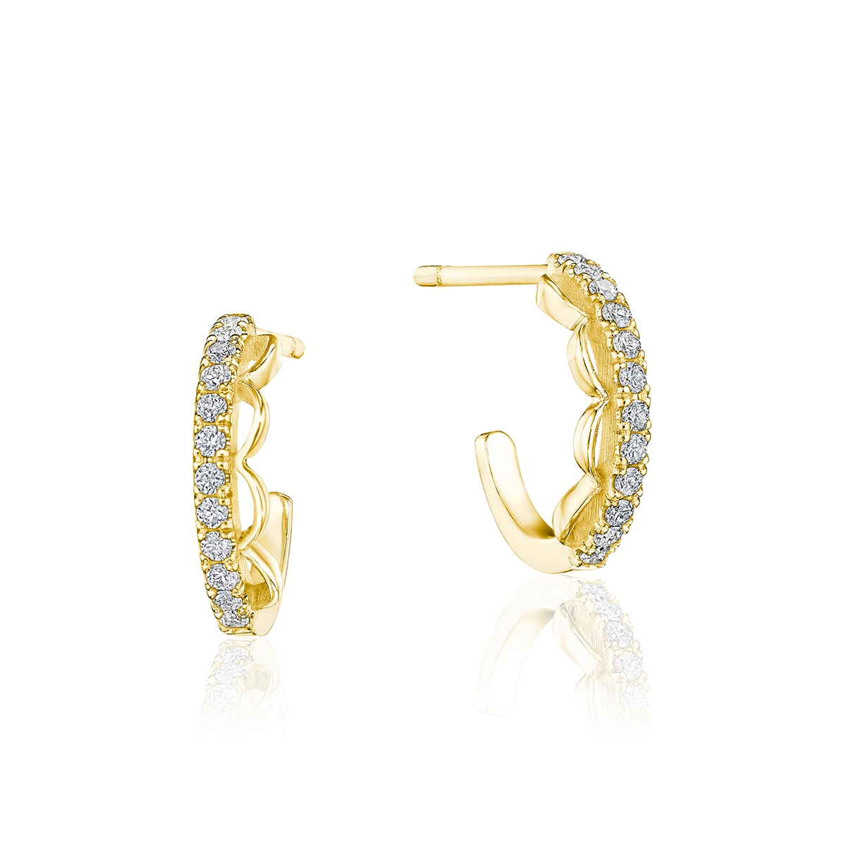 Tacori Earrings in Yellow Gold containing Diamond SE259FY