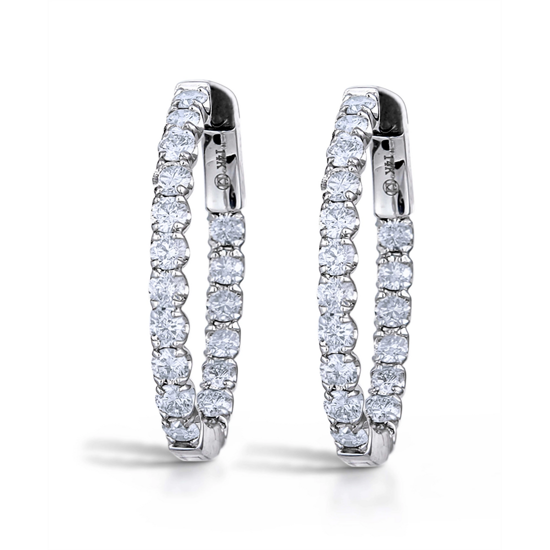 Earrings Earrings in White Gold containing Diamond 418850