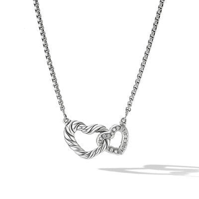 David Yurman Necklaces in Silver containing Diamond N17022DSSADI17