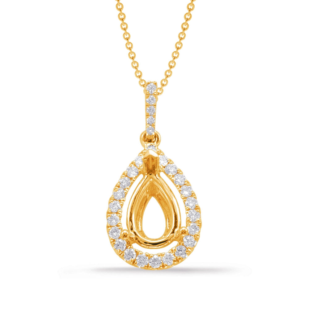 Pendants Pendants in Yellow Gold containing Diamond 419032