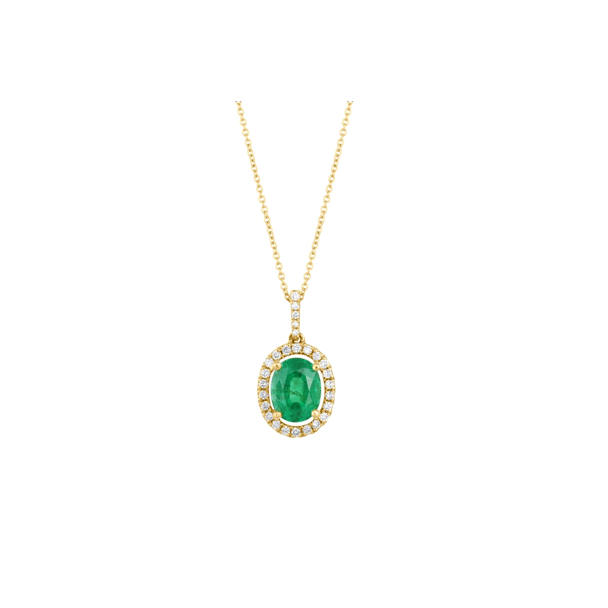 Pendants Pendants in Yellow Gold containing Diamond 419034