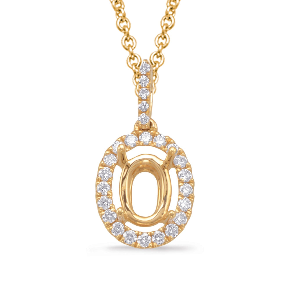Pendants Pendants in Yellow Gold containing Diamond 419034