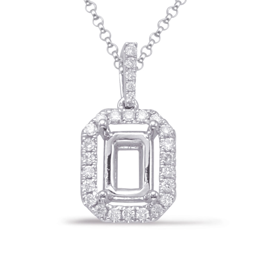 Pendants Pendants in White Gold containing Diamond 419038