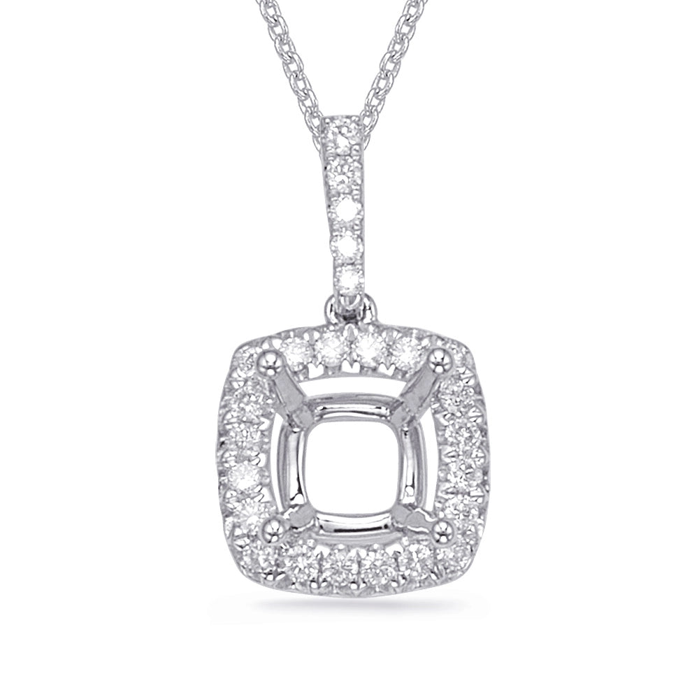 Pendants Pendants in White Gold containing Diamond 419039