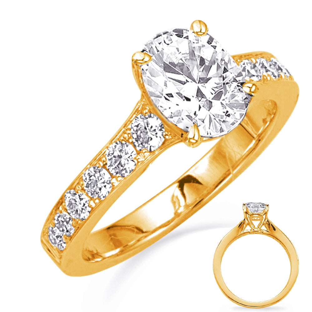 Engagement Collections Engagement Rings in Yellow Gold containing Diamond 419090