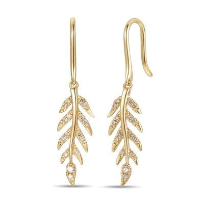 Le Vian Earrings in Yellow Gold containing Diamond TRMY-12D