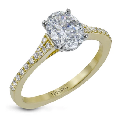 csv_image Simon G Engagement Ring in Yellow Gold containing Diamond LR2507-OV