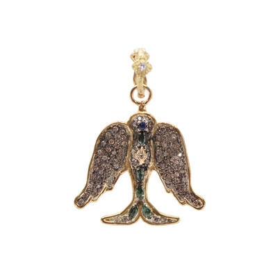 csv_image Armenta Pendant in Mixed Metals containing Other, Multi-gemstone, Diamond, Sapphire 19420