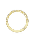Tacori Wedding Rings in Yellow Gold containing Diamond HT 2545 2.5 B 1/2 Y