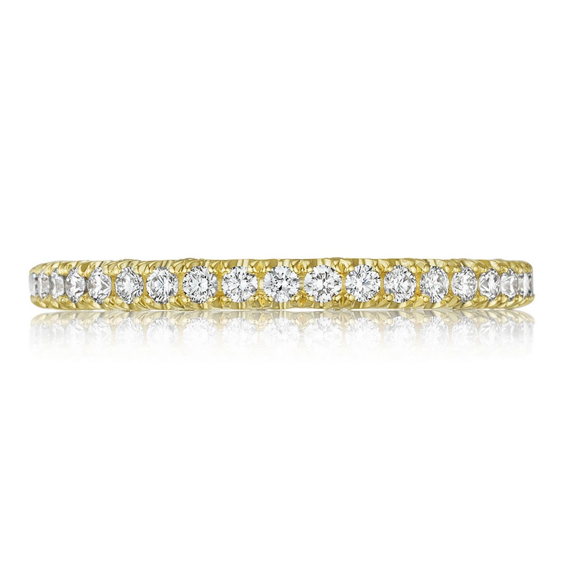 Tacori Wedding Rings in Yellow Gold containing Diamond HT 2545 2.5 B 1/2 Y