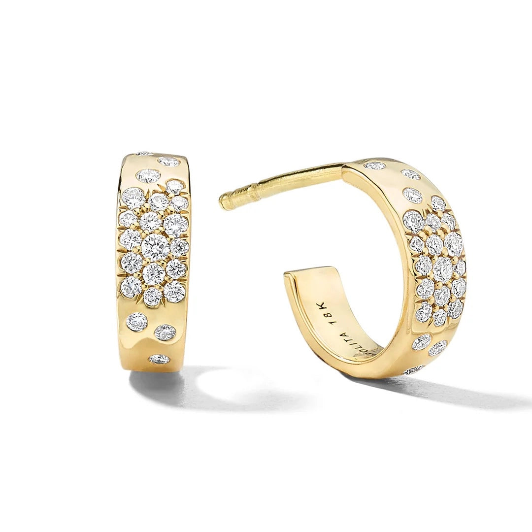 Ippolita Earrings in Yellow Gold containing Diamond GE2398-DIA-OS