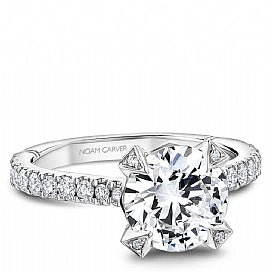 csv_image Noam Carver  Engagement Ring in White Gold containing Diamond A008-01WM-250A