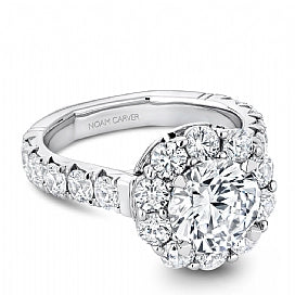 csv_image Noam Carver  Engagement Ring in White Gold containing Diamond A053-01WM-250C