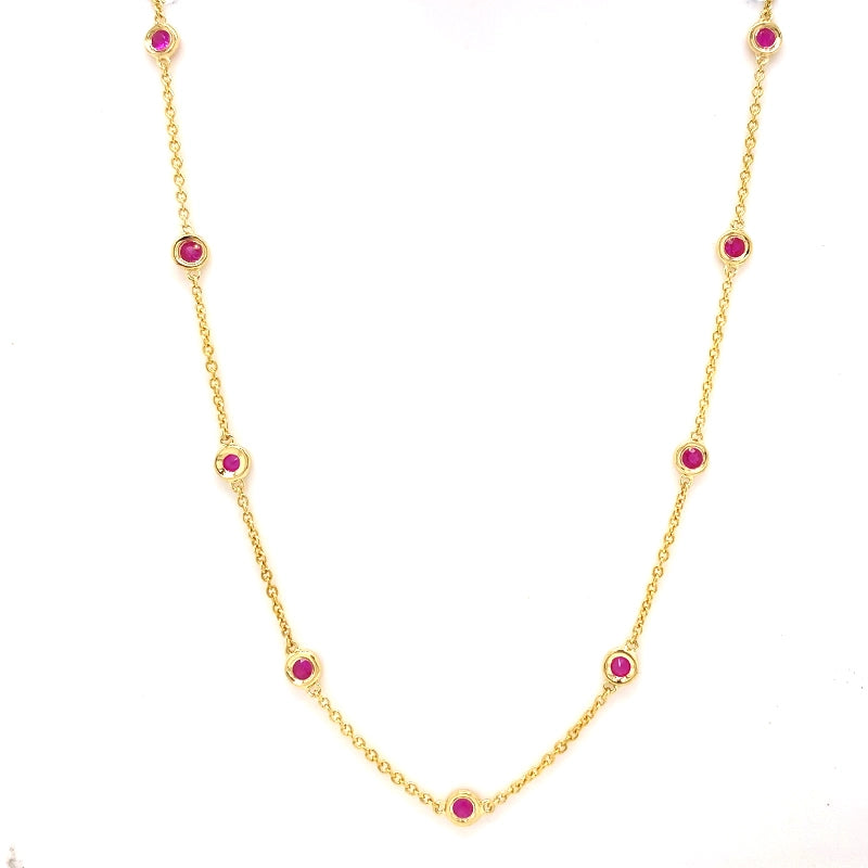 Necklaces Necklaces in Yellow Gold containing Ruby 419798
