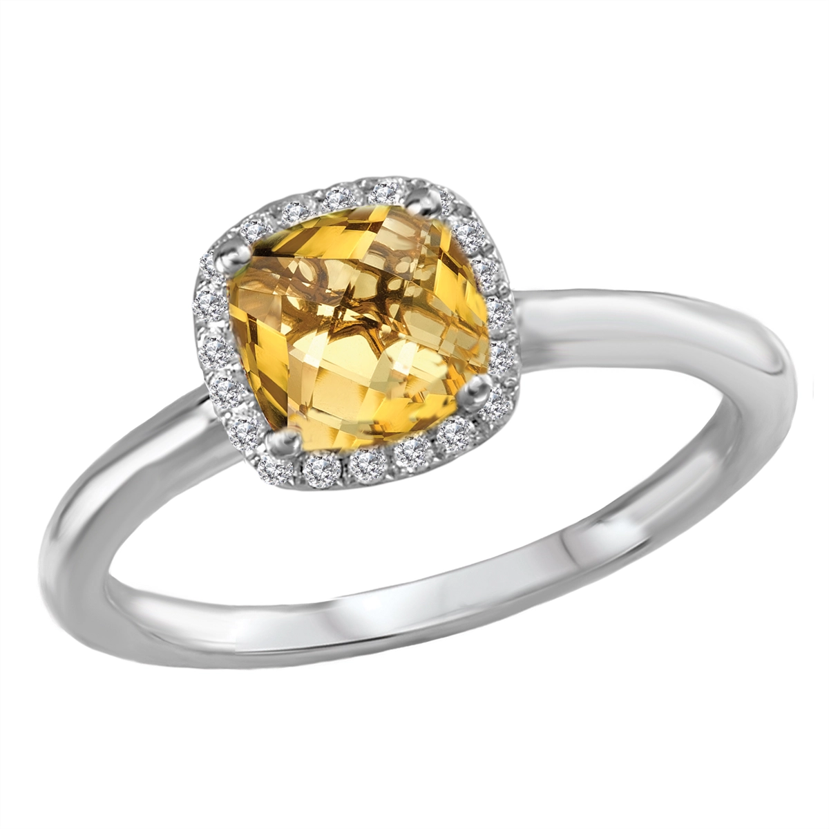 Rings Rings in White Gold containing Citrine, Multi-gemstone, Diamond 419829