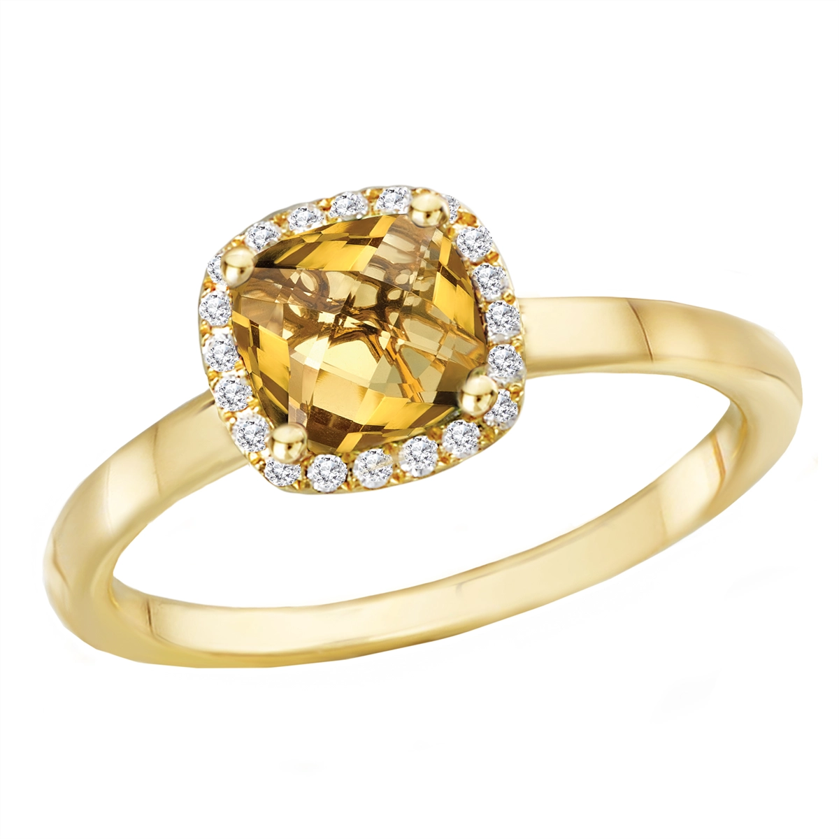 Rings Rings in Yellow Gold containing Citrine, Multi-gemstone, Diamond 419856