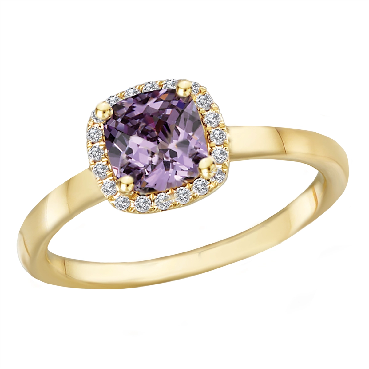 Rings Rings in Yellow Gold containing Amethyst, Multi-gemstone, Diamond 419876