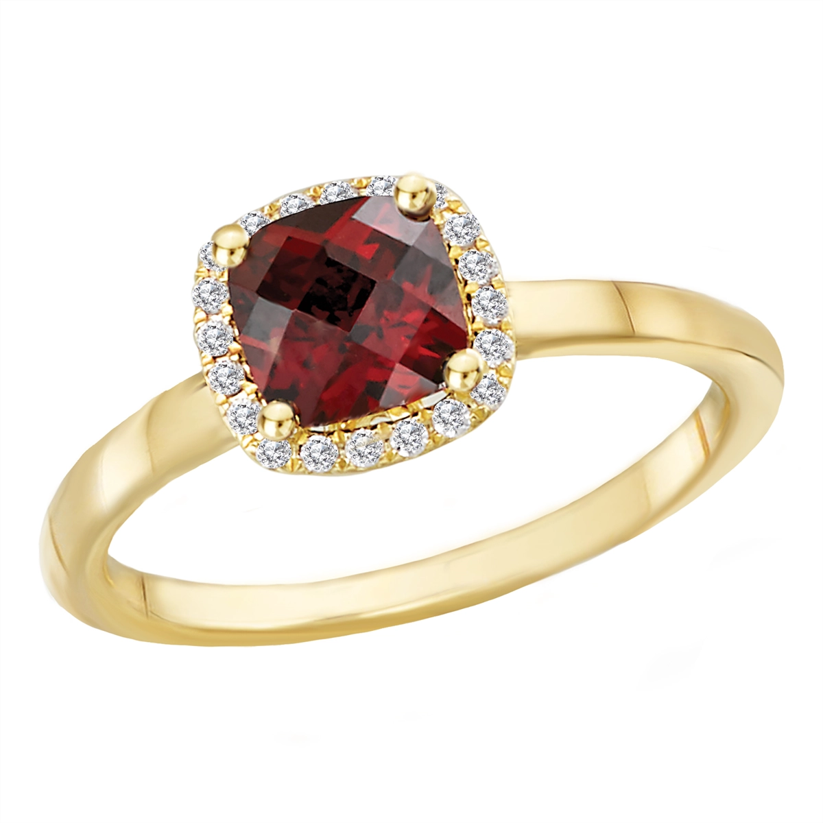 Rings Rings in Yellow Gold containing Garnet, Multi-gemstone, Diamond 419878