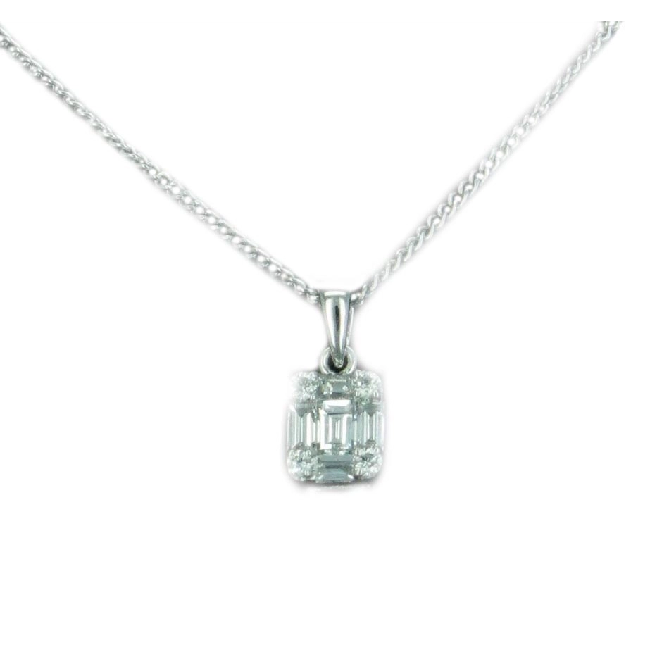 Pendants Pendants in White Gold containing Diamond 419920