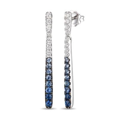 csv_image Le Vian Earring in White Gold containing Other, Multi-gemstone, Sapphire TSCU-6A