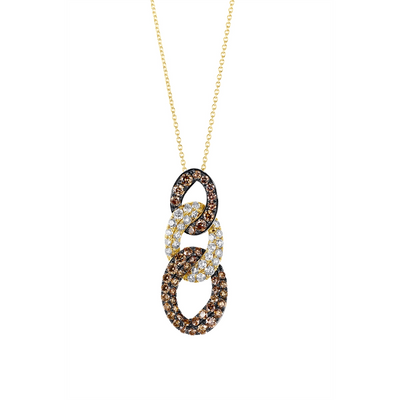 Le Vian Necklaces in Yellow Gold containing Other, Multi-gemstone, Diamond TRPF-42