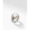 Konstantino Rings in Mixed Metals containing Mother of pearl DMK2148-117-CUT-S7