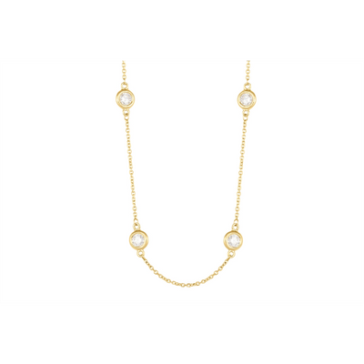 Necklaces Necklaces in Yellow Gold containing Diamond 420206