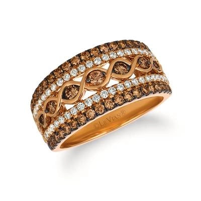 csv_image Le Vian Ring in Rose Gold containing Diamond TQYS-26