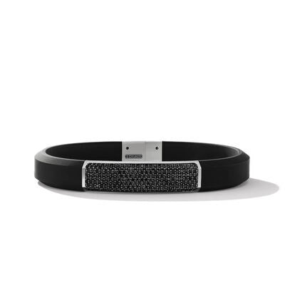 David Yurman Bracelets in Silver containing Black diamond B25773MSSABDRBRBKM