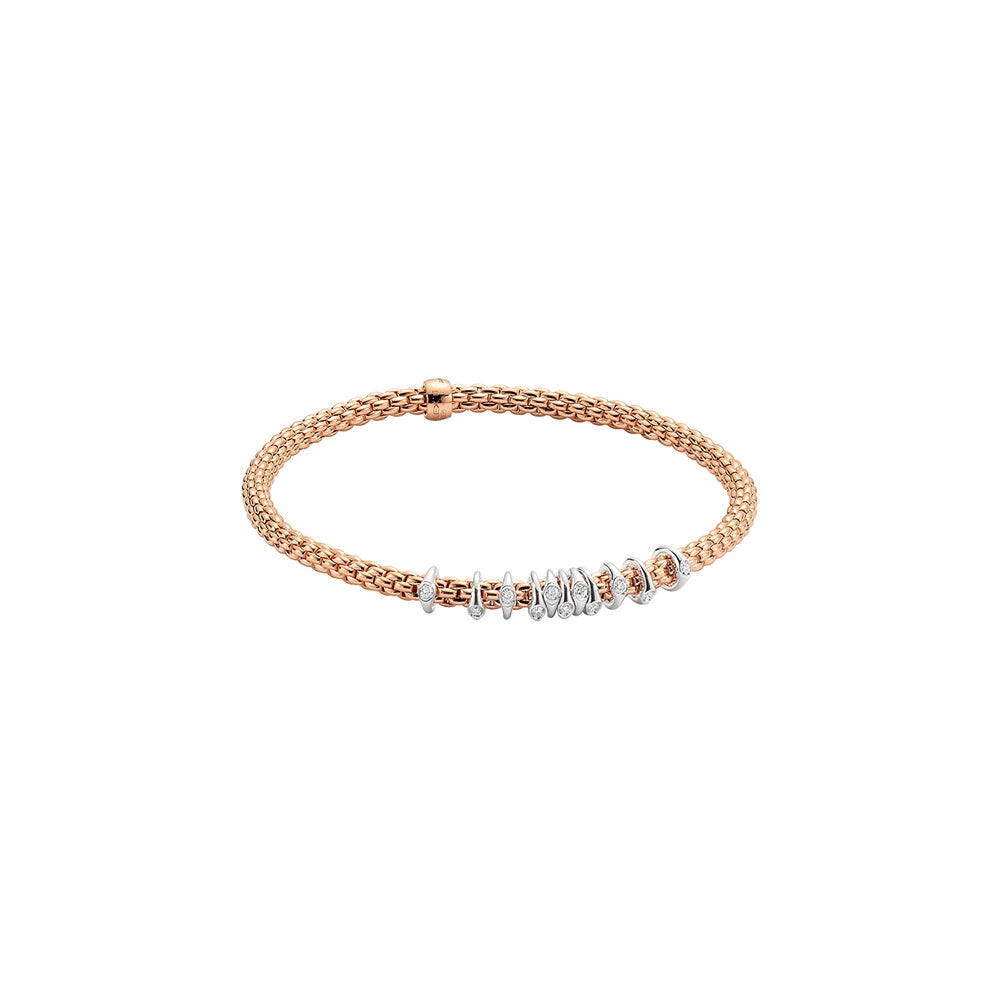 FOPE Bracelets in Rose Gold containing Diamond 74708BX_BB_R_XBX_0XS
