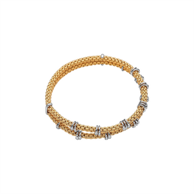 FOPE Bracelets in Mixed Metals containing Diamond 74908BX_BB_G_XBX_00M