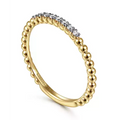 Gabriel & Co Wedding Rings in Yellow Gold containing Diamond LR51823Y45JJ
