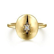 Gabriel & Co Rings in Yellow Gold containing Diamond LR51828Y45JJ