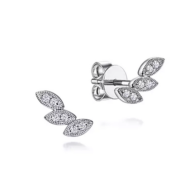 Gabriel & Co Earrings in White Gold containing Diamond EG14095W45JJ