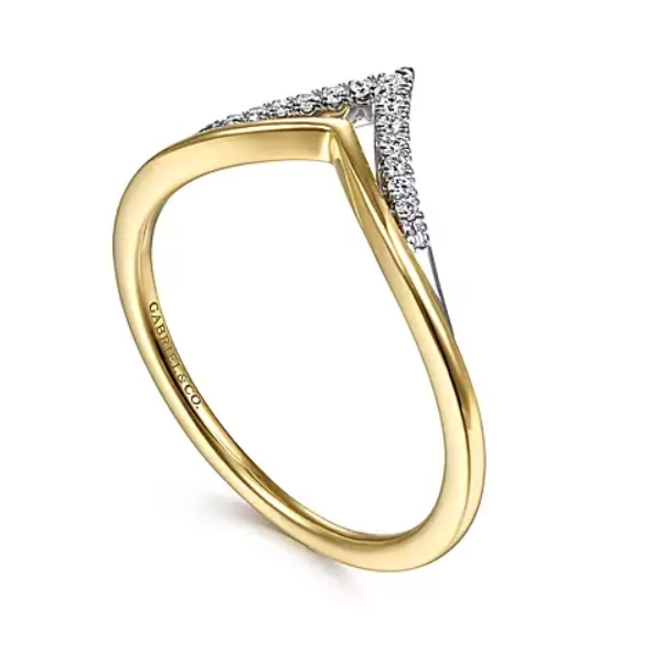 Gabriel & Co Wedding Rings in Mixed Metals containing Diamond LR51826M45JJ