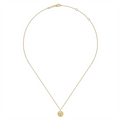 Gabriel & Co Necklaces in Yellow Gold containing Diamond NK6862M45JJ