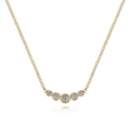 Gabriel & Co Necklaces in Yellow Gold containing Diamond NK5424Y45JJ