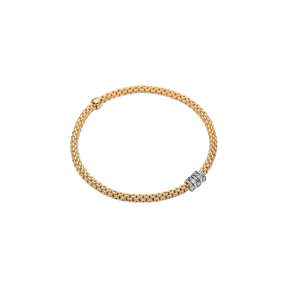 FOPE Bracelets in Yellow Gold containing Diamond 74608BX_BB_G_XBX_0XS