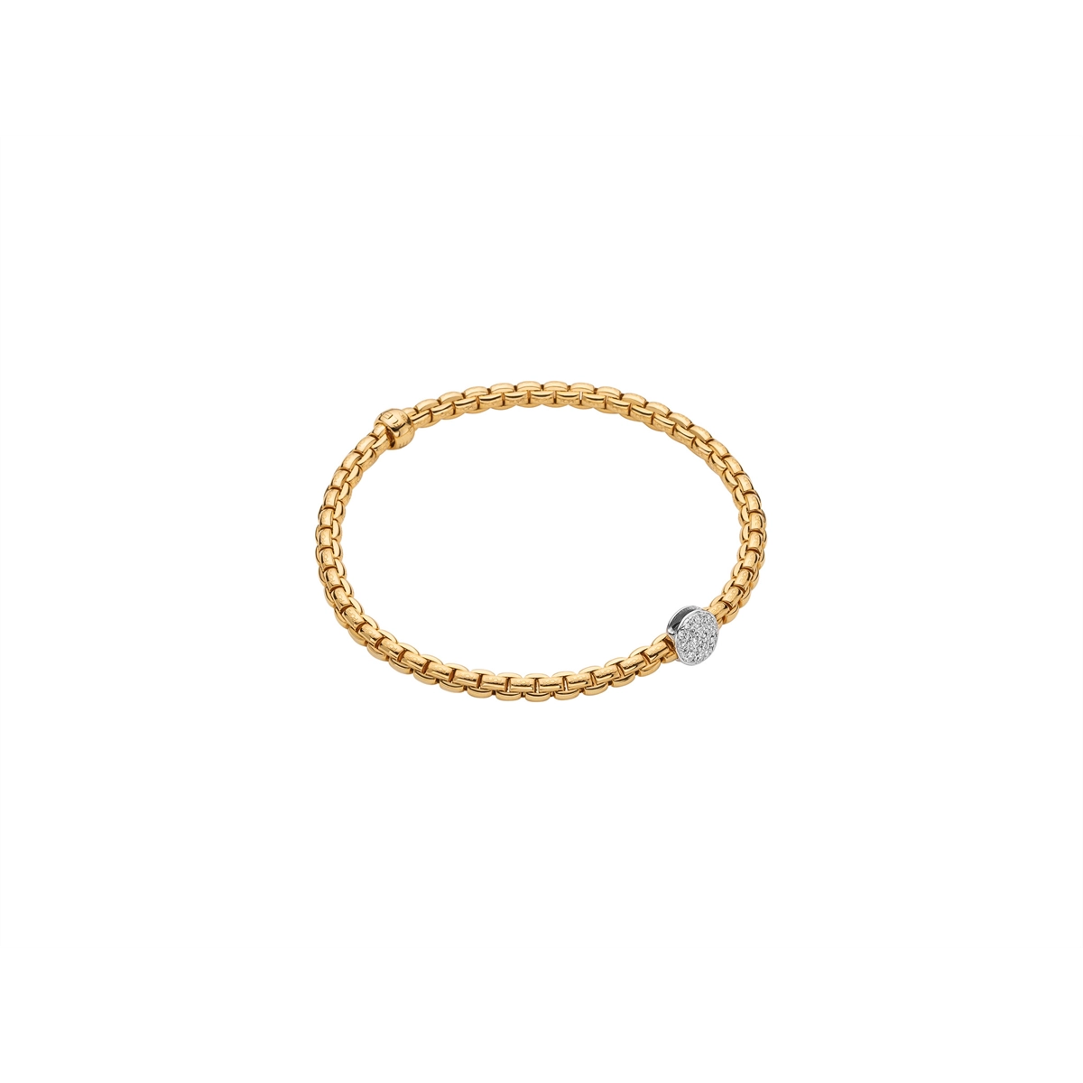 FOPE Bracelets in Yellow Gold containing Diamond 73601BX_PB_G_XBX_0XS