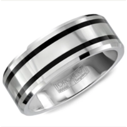 CrownRing Wedding Rings in Alternative Metals TU-0002-9
