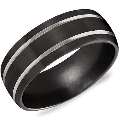 CrownRing Wedding Rings in Alternative Metals TI-0062-9