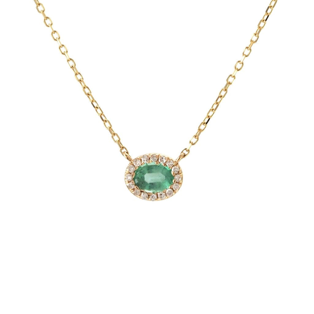 Necklaces Necklaces in Yellow Gold containing Multi-gemstone, Diamond, Emerald 421096